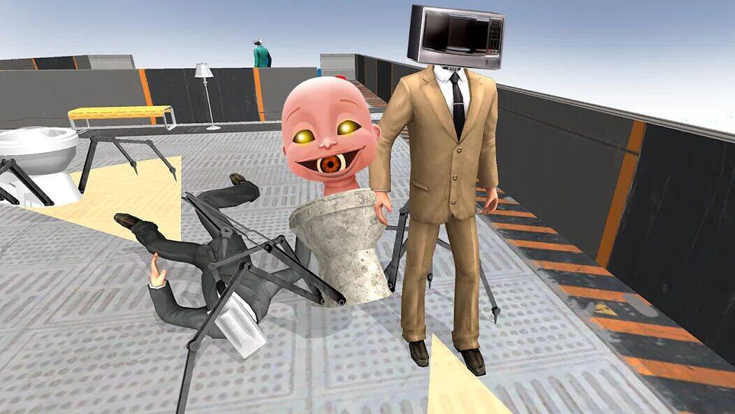 Скачать взломанную Toilet Monster: Hide N Seek [Мод меню] MOD apk на Андроид