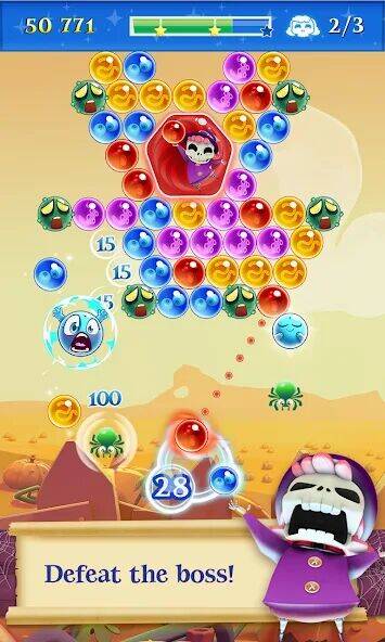 Скачать взломанную Bubble Witch 2 Saga [Бесплатные покупки] MOD apk на Андроид