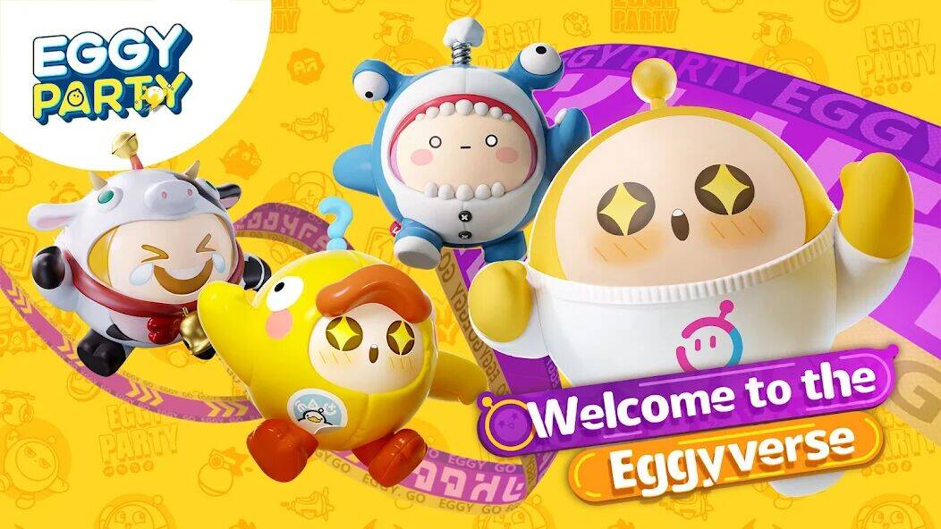 Скачать взломанную Eggy Party [Бесплатные покупки] MOD apk на Андроид