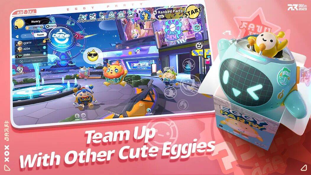 Скачать взломанную Eggy Party [Бесплатные покупки] MOD apk на Андроид