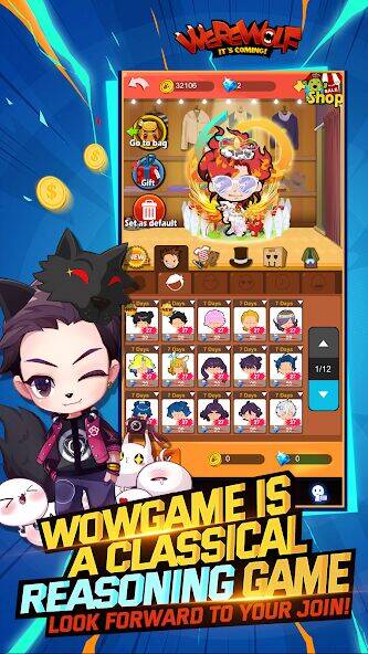 Скачать взломанную Werewolf-Wowgame [Бесплатные покупки] MOD apk на Андроид