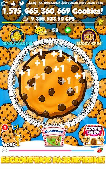Скачать взломанную Cookie Clickers 2 [Много монет] MOD apk на Андроид