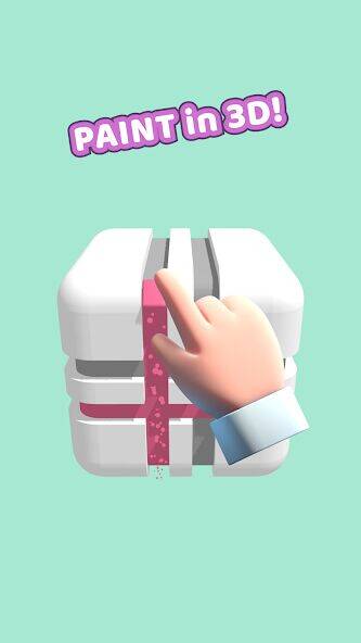Скачать взломанную Paint the Cube [Много монет] MOD apk на Андроид