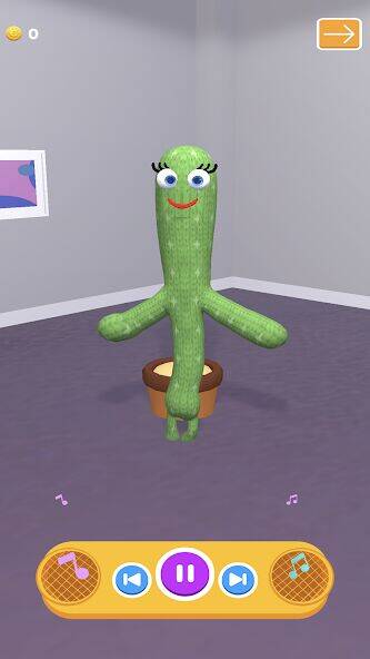 Скачать взломанную Talking Cactus [Много монет] MOD apk на Андроид