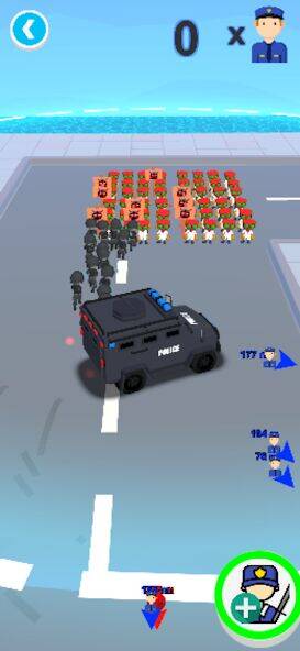Скачать взломанную Riot Buster [Много монет] MOD apk на Андроид