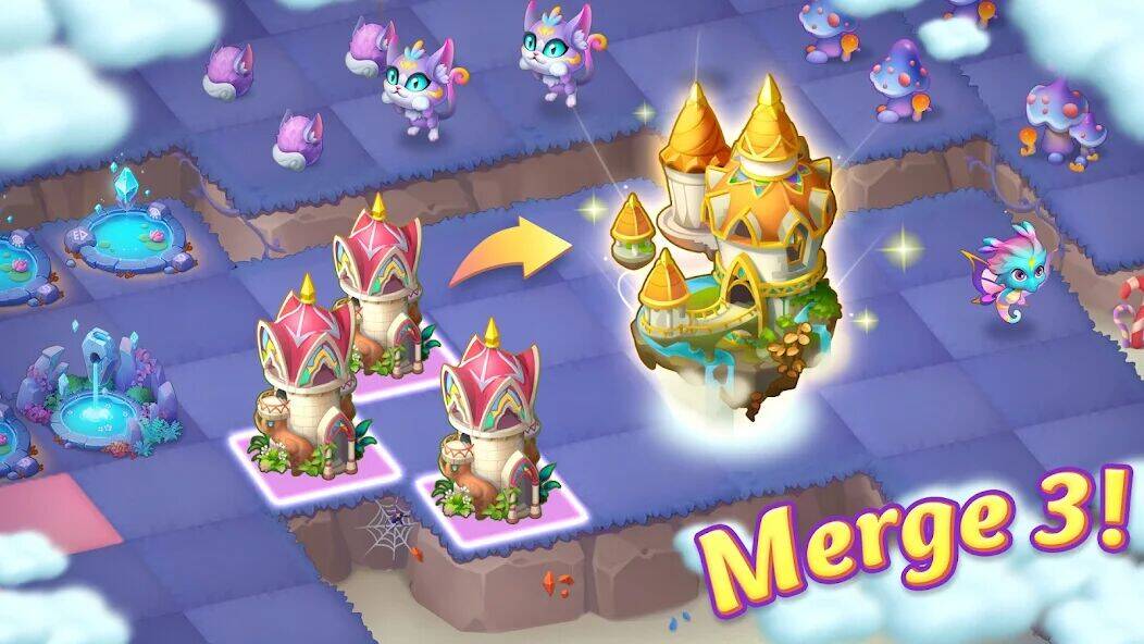Скачать взломанную Слияние эльфов [Много монет] MOD apk на Андроид
