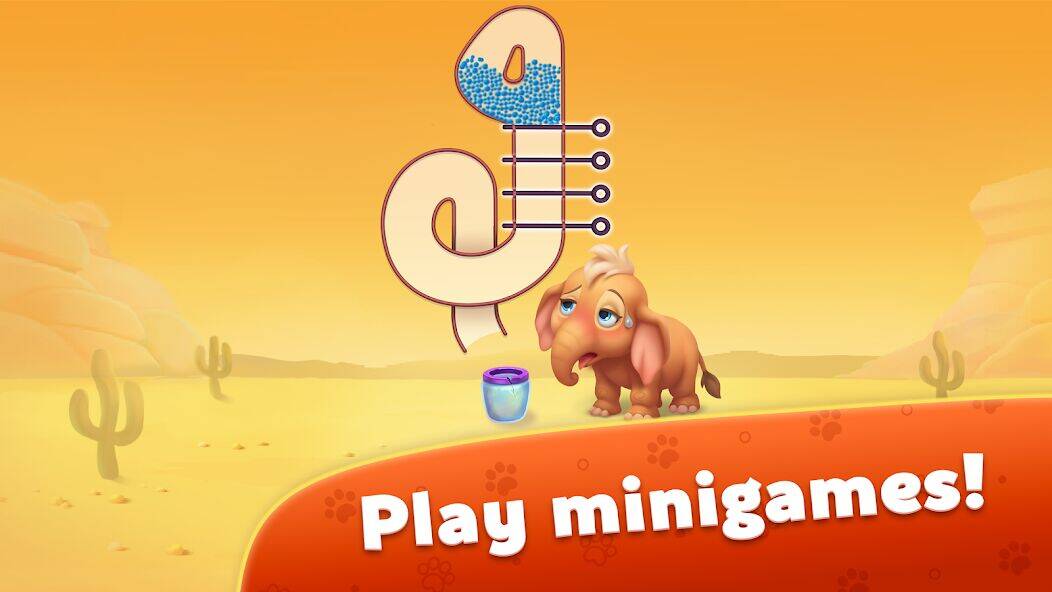 Скачать взломанную Wildscapes: New Acres [Много денег] MOD apk на Андроид