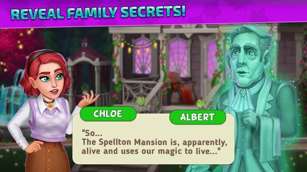 Скачать взломанную Halloween Merge: House Design [Много денег] MOD apk на Андроид