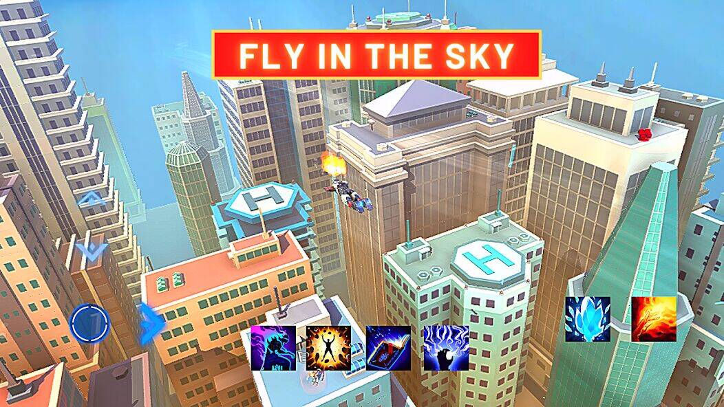 Скачать взломанную Супергерой Летающий железные [Много денег] MOD apk на Андроид