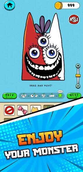 Скачать взломанную Mix Monster Makeover 2 [Мод меню] MOD apk на Андроид