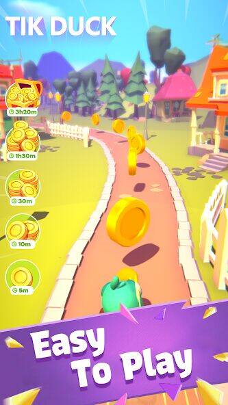 Скачать взломанную Tik Duck [Бесплатные покупки] MOD apk на Андроид