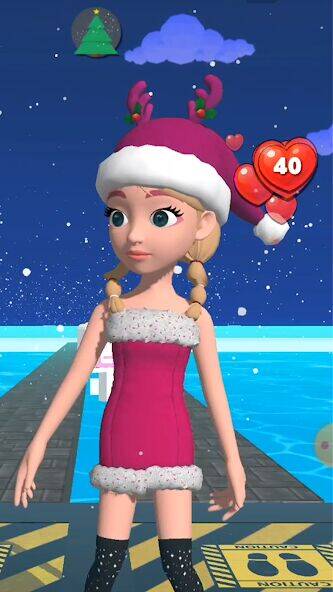 Скачать взломанную Catwalk Battle - Переодевайся! [Много монет] MOD apk на Андроид