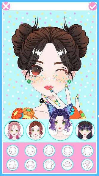Скачать взломанную Avatar Maker Princess Dress Up [Много монет] MOD apk на Андроид