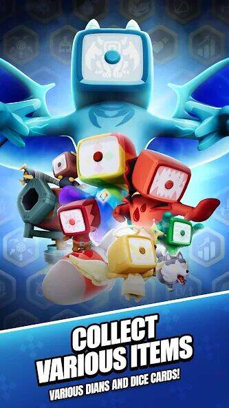 Скачать взломанную Roll Roll : Random Battler [Много денег] MOD apk на Андроид