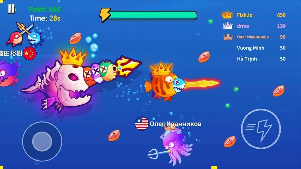 Скачать взломанную Sword Shark.io - Hungry Shark [Много монет] MOD apk на Андроид