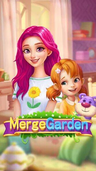 Скачать взломанную Merge Garden:Restoring Mansion [Мод меню] MOD apk на Андроид