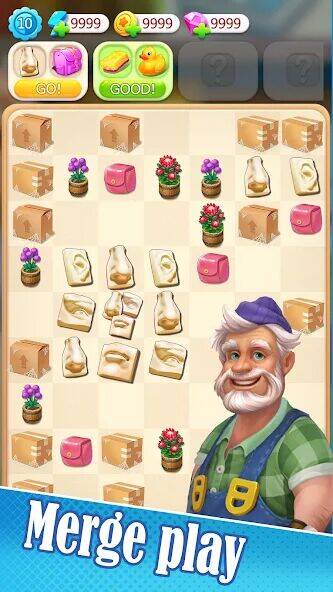 Скачать взломанную Merge Garden:Restoring Mansion [Мод меню] MOD apk на Андроид