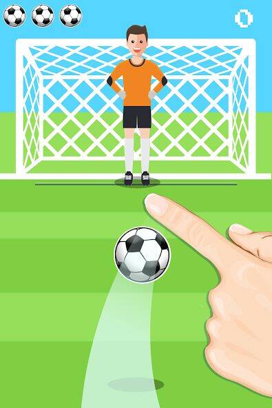 Скачать взломанную Penalty Shootout Game Offline [Мод меню] MOD apk на Андроид