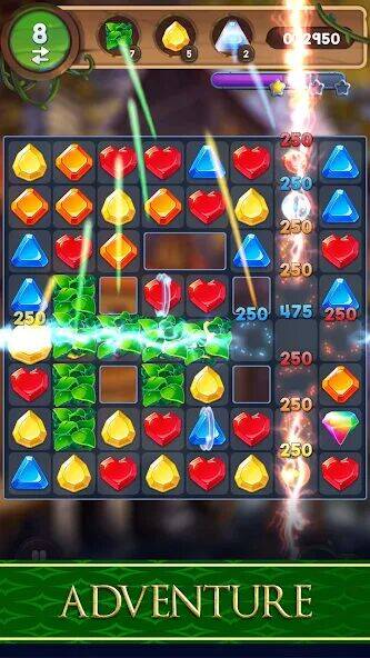Скачать взломанную Avalon Jewels [Много денег] MOD apk на Андроид