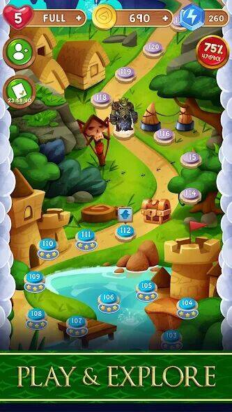 Скачать взломанную Avalon Jewels [Много денег] MOD apk на Андроид