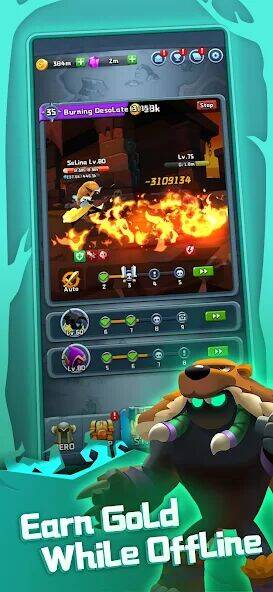 Скачать взломанную Chest Adventure: Idle RPG [Много монет] MOD apk на Андроид
