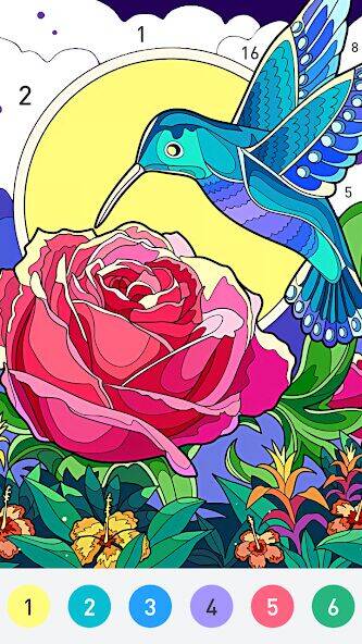 Скачать взломанную Color Day - Paint by number [Много денег] MOD apk на Андроид