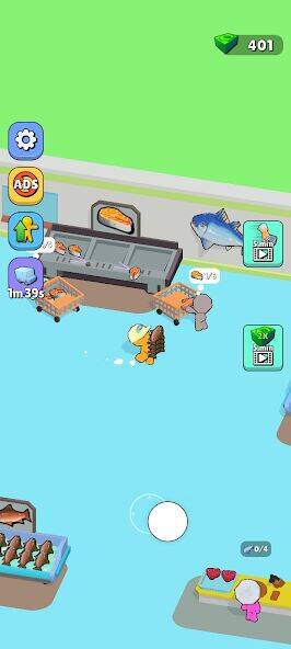 Скачать взломанную My Fish Mart: Idle Shop Fever [Мод меню] MOD apk на Андроид