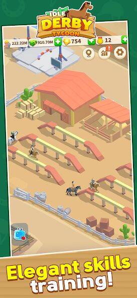 Скачать взломанную Idle Derby Tycoon [Мод меню] MOD apk на Андроид