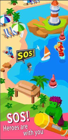 Скачать взломанную Idle Rescue Tycoon [Мод меню] MOD apk на Андроид