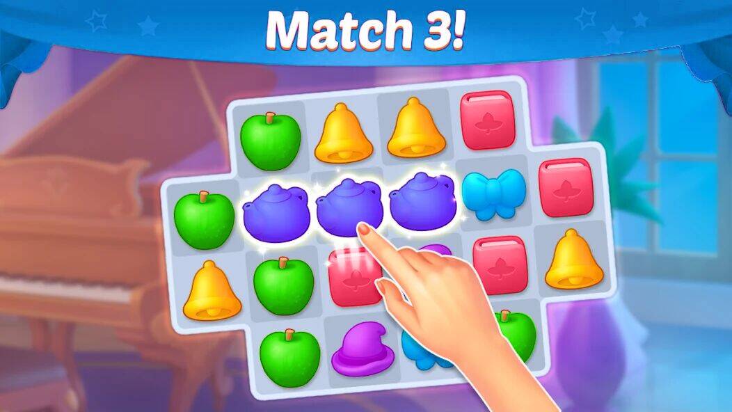 Скачать взломанную Manor Decor Match [Мод меню] MOD apk на Андроид