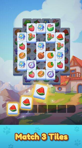 Скачать взломанную Triple Connect: Match Tile [Много денег] MOD apk на Андроид