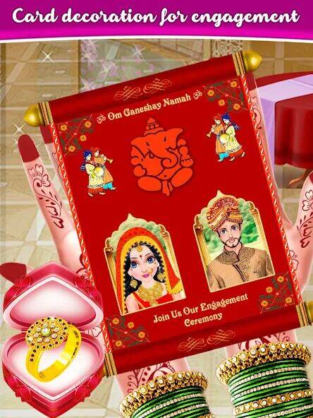 Скачать взломанную Indian Princess Engagement [Бесплатные покупки] MOD apk на Андроид