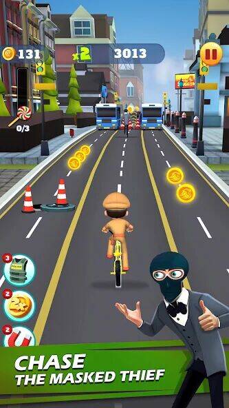 Скачать взломанную Little Singham Cycle Race [Бесплатные покупки] MOD apk на Андроид