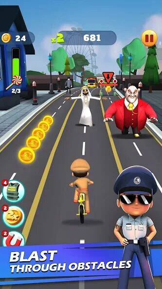Скачать взломанную Little Singham Cycle Race [Бесплатные покупки] MOD apk на Андроид