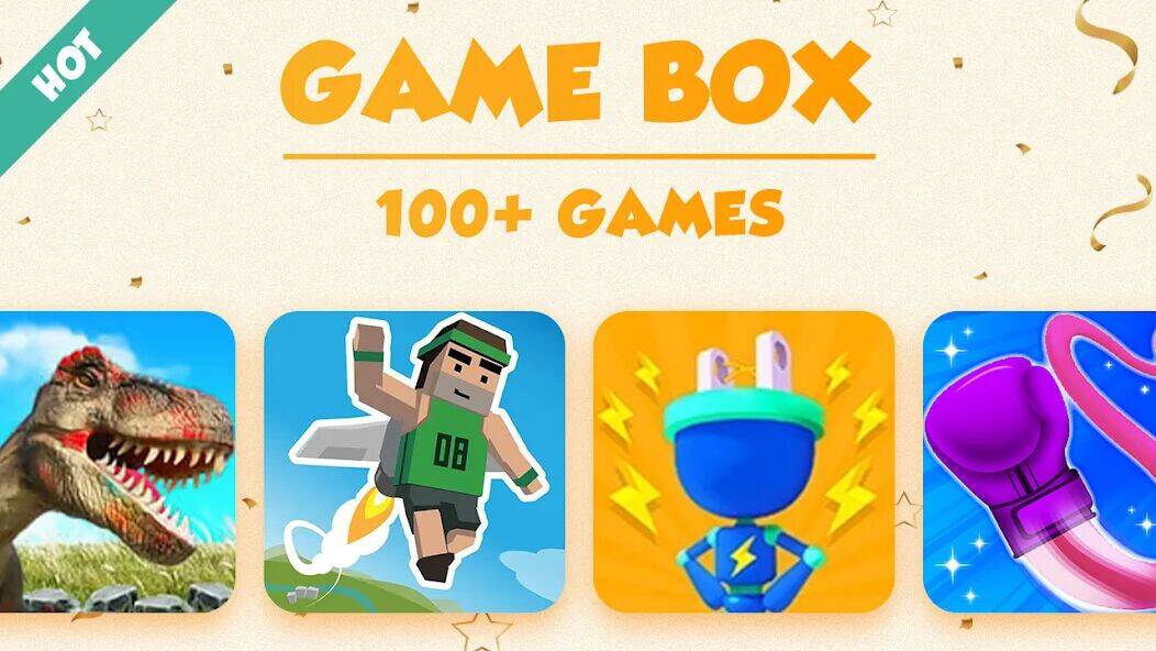 Скачать взломанную Game Box - 100+ Games [Бесплатные покупки] MOD apk на Андроид