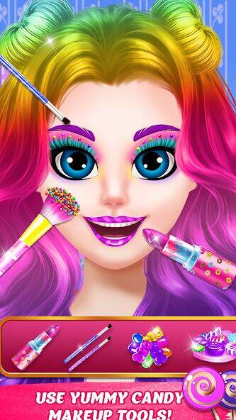 Скачать взломанную DIY Makeup: игры для девочек [Мод меню] MOD apk на Андроид