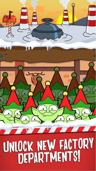 Скачать взломанную Santa’s Capitalist Factory [Много монет] MOD apk на Андроид
