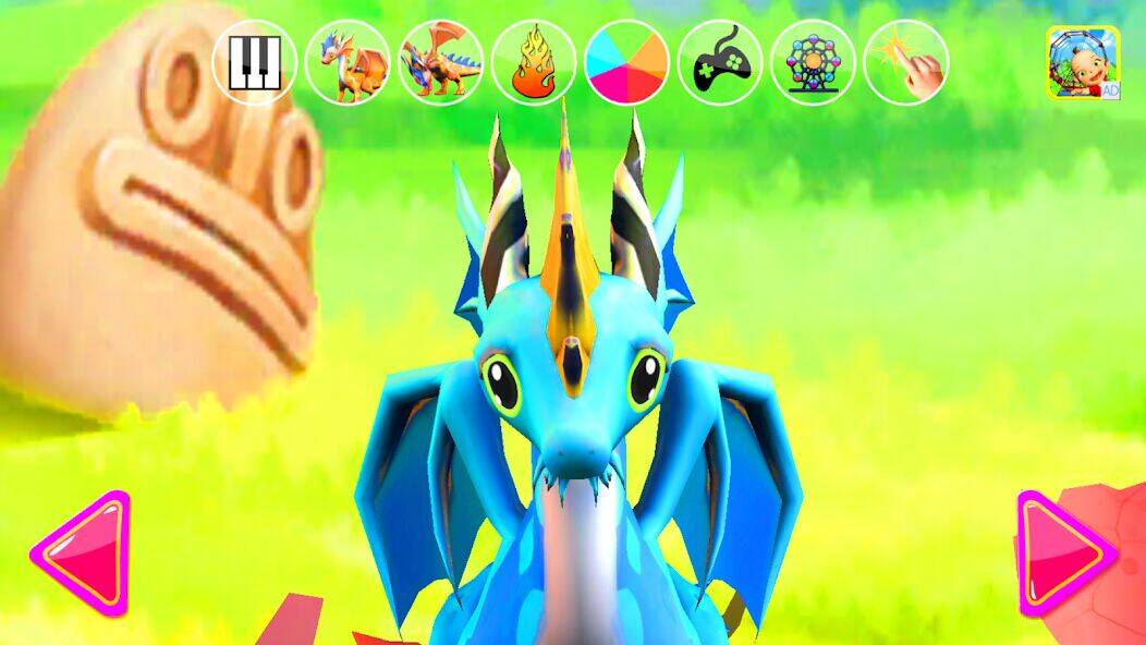 Скачать взломанную Talking Dragon Family [Много монет] MOD apk на Андроид