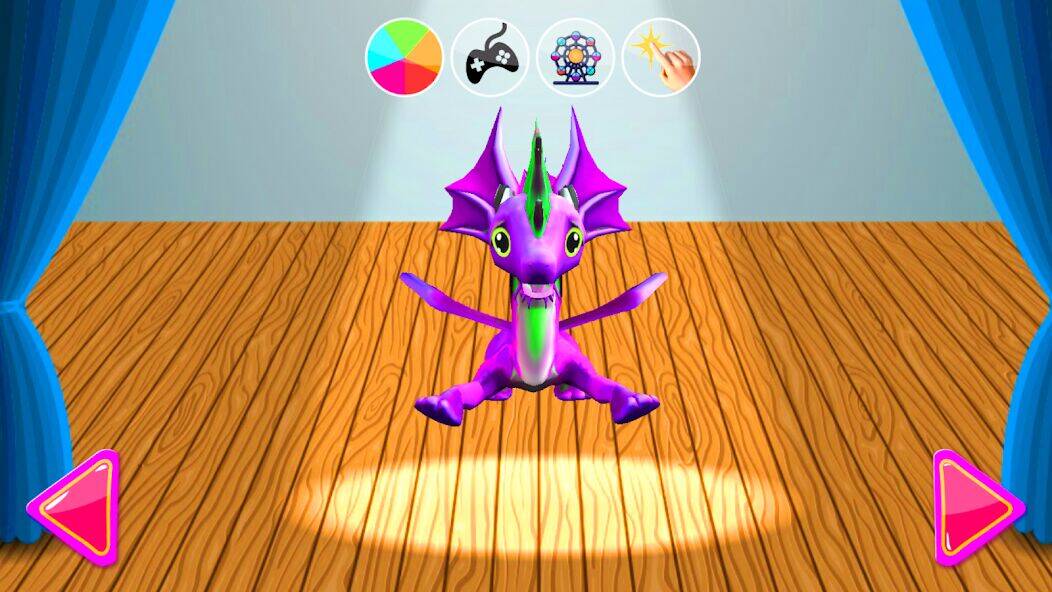 Скачать взломанную Talking Dragon Family [Много монет] MOD apk на Андроид