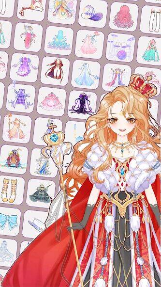 Скачать взломанную Модное платье принцессы [Много денег] MOD apk на Андроид