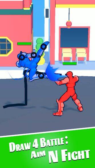 Скачать взломанную Draw 4 Battle: Aim N Fight [Мод меню] MOD apk на Андроид
