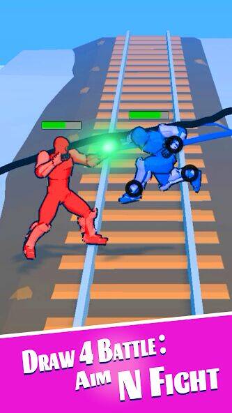Скачать взломанную Draw 4 Battle: Aim N Fight [Мод меню] MOD apk на Андроид