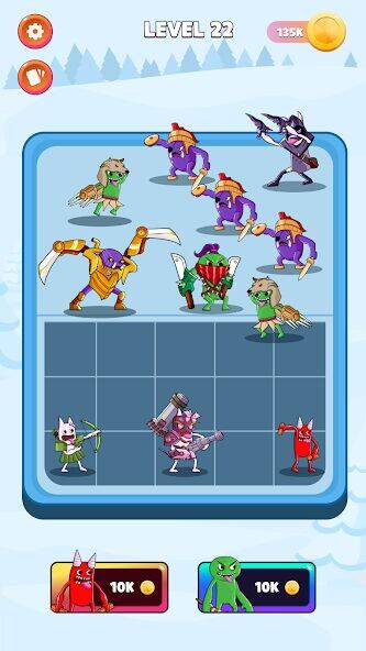 Скачать взломанную Merge Master - Monster Ban [Много монет] MOD apk на Андроид