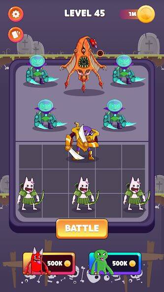 Скачать взломанную Merge Master - Monster Ban [Много монет] MOD apk на Андроид