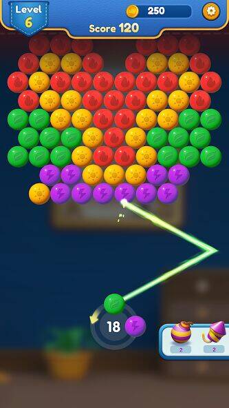Скачать взломанную Pop Bubble Winner [Много монет] MOD apk на Андроид