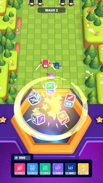 Скачать взломанную Dice Roll Defense [Много монет] MOD apk на Андроид