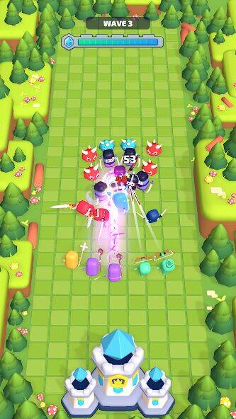 Скачать взломанную Dice Roll Defense [Много монет] MOD apk на Андроид