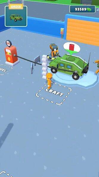Скачать взломанную Military Factory: Idle Manager [Много монет] MOD apk на Андроид