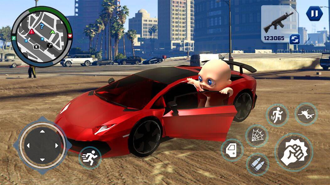 Скачать взломанную GT Mission: Little Finding Dad [Мод меню] MOD apk на Андроид