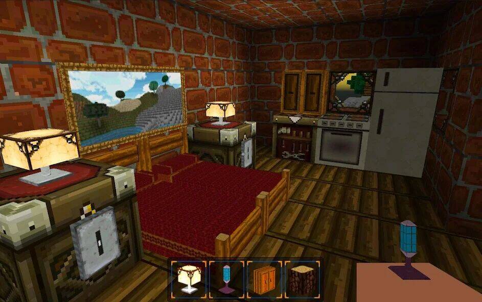 Скачать взломанную BlockBuild Craft a Dream World [Много денег] MOD apk на Андроид